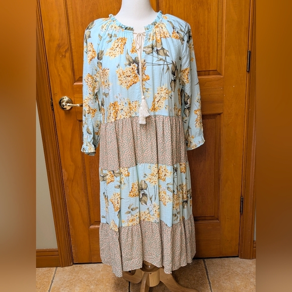 Umgee Dresses & Skirts - Umgee Gigio Mixed Floral Print Dress